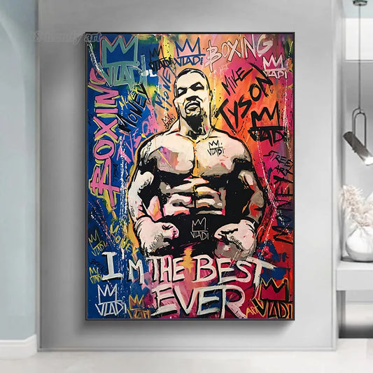 Mike Tyson Wall Art | Mike Tyson Best Ever Wall Art | Vinchied